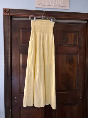 Meet Me There Butter Yellow Maxi Dress thumbnail 3