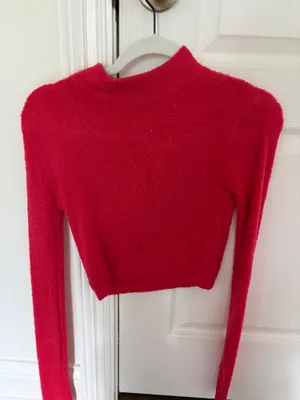 Double Zero Red Sweater Cropped thumbnail 2