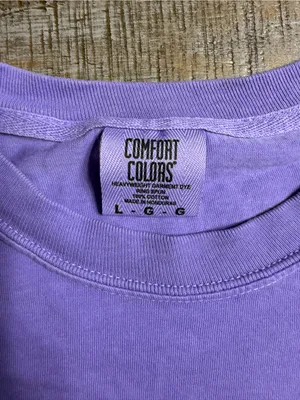 Comfort Colors Violet 'Spooky' Ghost Graphic Tee thumbnail 2