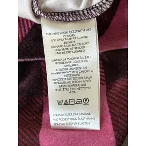 NEW Anthropologie Maeve Velvet Babydoll Plaid Top Pink Purple‎ Size Medium NWT thumbnail 7