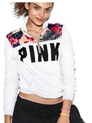 PINK - Victoria's Secret hoodie pullover sweater size L thumbnail 1