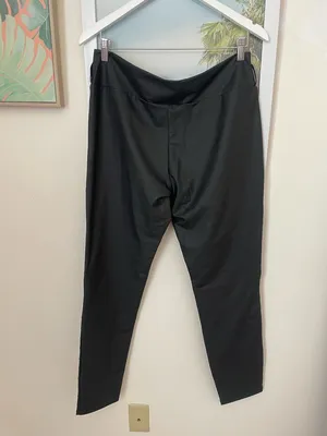 Killstar Into The Void Faux Zipper Moto Leggings in Black XL *NO HARNESS BELT* thumbnail 4