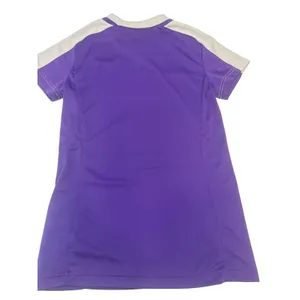 Nike Dri-FIT Purple Grey V-Neck Performance Jersey Shirt 707183-544 Womens Small thumbnail 6