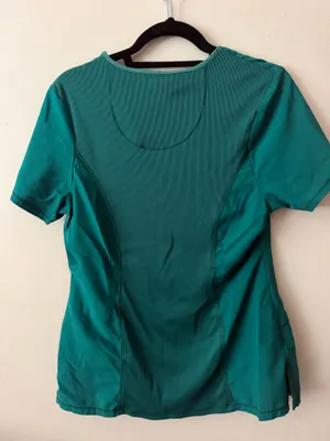 Cherokee Infinity Scrub Set Top & Bottom Medium Hunter Green thumbnail 4