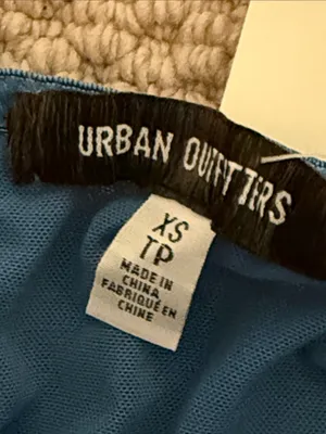 Urban Outfitters Size Extra Small XS Women's Blue Lace-Trim Slip Dress NWT NEW thumbnail 8