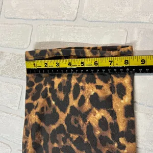 Flying Angel Wide Leg High Waist Pants Womens 1 / 25 Brown Leopard Print New NWT thumbnail 14