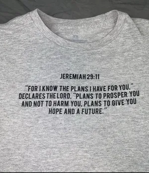 Faith Tshirt Gray Size XS thumbnail 3