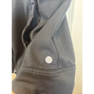 Calia Pure Black Cold Dash Run Slim‎ Puffer Vest Running Reflective Size Large thumbnail 4