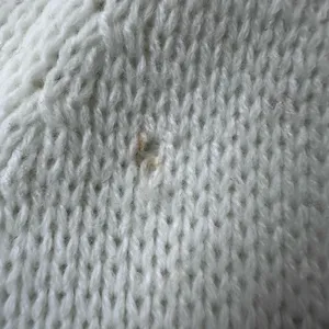 Kimlon Vintage 70s Cream Knit Textured Cardigan‎ Sweater Cottagecore Coquette thumbnail 8