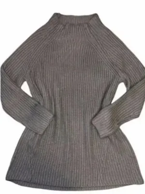 Miss Me Missguided Women's Mock Neck Sweater Tunic thumbnail 1