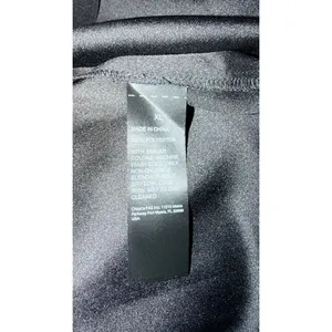 Chico's Black Label Black Satin Mock Neck Dolman Sleeve Blouse XL thumbnail 7