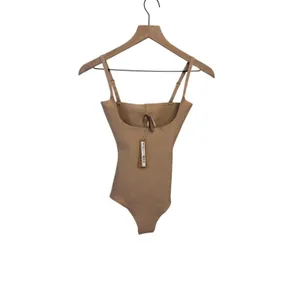 NWT Skims Body Zoned Open Bust Brief Bodysuit Clay Size Small thumbnail 2
