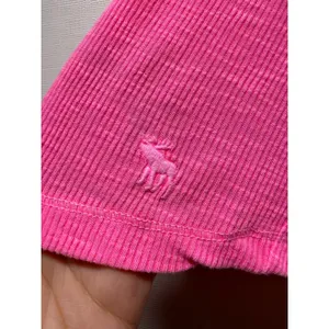 Abercrombie &‎ Fitch Y2K Vtg Cami Tank Top Women XS Pink Lace Coquette Halter thumbnail 4
