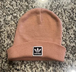 Adidas Trefoil Beanie Winter Knit Hat Stocking Cap Acrylic Snow Men Women Brown thumbnail 3