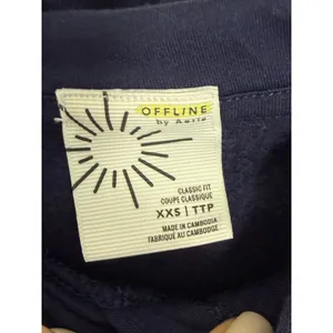 Offline by Aerie‎ Navy Hoodie size XXS thumbnail 2