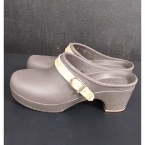 Crocs Women's Brown Shoes/Clogs/2.5" Heel Size 9 SKU 2530 thumbnail 3