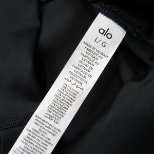 NWT Alo Yoga High-Waist Airlift Legging in Black Stretch Workout L thumbnail 6