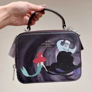 Disney X Coach Box Crossbody With Ursula Motif cc375 thumbnail 1