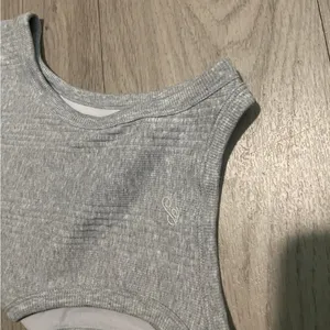 PINK Victoria's Secret Light Gray Tank Top thumbnail 3