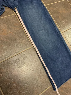 Kut From the Kloth Meg High Rise Fab Ab Wide Leg Jeans Denim Yielded Wash Blue 8 thumbnail 15