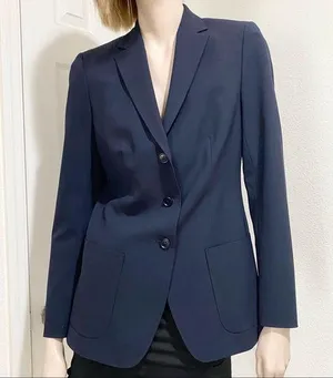 Brooks Brothers Navy Wool Blend 3- Button Women’s Blazer Size 6 thumbnail 1
