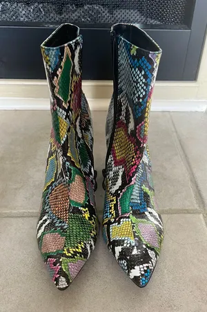 SNAKEPRINT BOOTS Multiple Size 7.5 thumbnail 1
