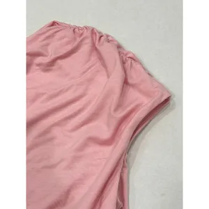 Reformation Francisco One Shoulder Top Small Pink Ruched Asymmetrical Minimalist thumbnail 4