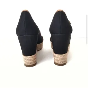 Tory Burch‎ Majorca Espadrilles Peep Toe Wedge- Size 8.5 thumbnail 6