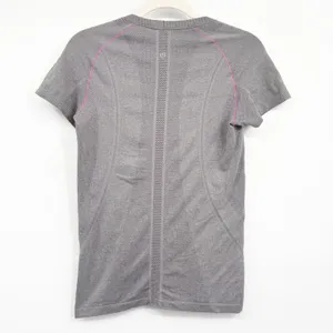 Lululemon Womens Swiftly Tech Short Sleeve Athletic Gym Workout Tee Gray thumbnail 5