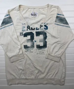 Philadelphia Eagles Touch Alyssa Milano Women’s XL Sweatshirt Shirt NFL Football thumbnail 1