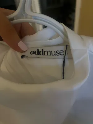 Odd Muse London satin straight neck mini dress thumbnail 4