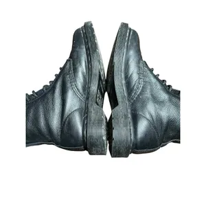 Dr. Martens Black Mono Lace Up Boots Sz 7 Virginia Leather 24479 Women's #S111-3 thumbnail 5