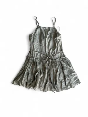 NWT Newbury Kustom Sage Ruffle Mini Dress Size Small thumbnail 3