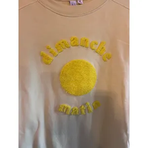 & other Stories pullover yellow Sz Small embroidered sweater women thumbnail 2