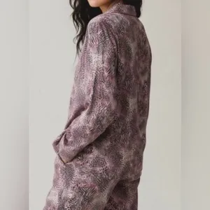 Skims NWT Long Sleep Pajamas SET Bloom Mini Multi Animal Size XS thumbnail 11