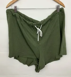 aerie Olive Green Pull-On Lounge Shorts with Drawstring Waist XL thumbnail 1