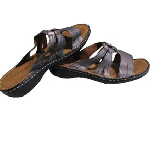 NaturalSoul by Naturalizer Sandals Women’s 7.5 Night Sky Pewter Slip‑On Comfort thumbnail 2