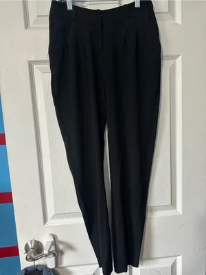 Kate Spade ♠️ Classic Black High-Rise Straight Pants — Women thumbnail 4