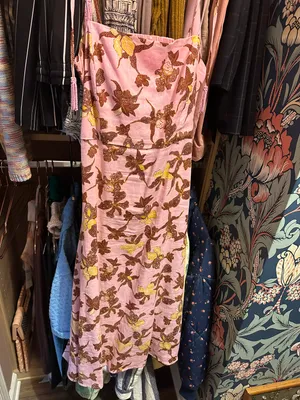 House of Harlow Pink Print Midi Dress thumbnail 8