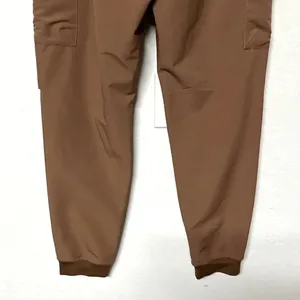 Hedge neutral cargo joggers‎ medium pants unisex windbreaker material drawstring thumbnail 6