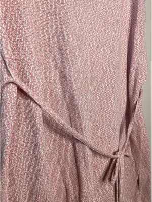 Motherhood Maternity Oh Baby! Maternity Pastel Pink Lace Back Tunic Cozy Coquette thumbnail 5