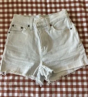 Levi’s High-Rise Shorts- Light Wash thumbnail 1