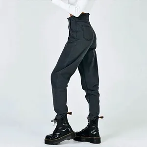 Princess Polly High Waisted Pleat Jeans Washed Black US 4 thumbnail 6