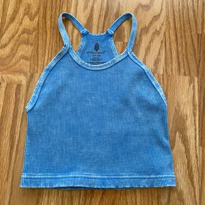 NEW Free People FP Movement Happiness Runs Crop Tank in Forget Me Not - XS/S thumbnail 3