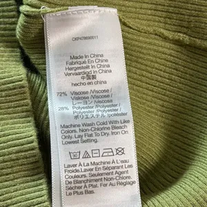 Madewell Womens Ribbed High Neck Tank Top Green Size M CKP478690011 thumbnail 4