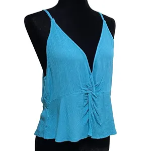 O’Neill Blue Moon Twist Front Boho Beachy Tank Top Large NWT thumbnail 6