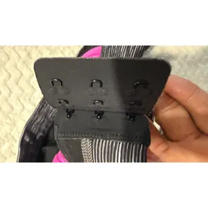 Lululemon All Sport Bra Space Dye Black Pink Strappy Back Size 6 LW2DDXS thumbnail 5