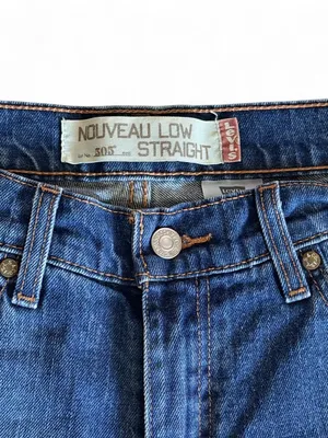 Levi's 505 Nouveau Low Straight Jeans Size 6M thumbnail 2