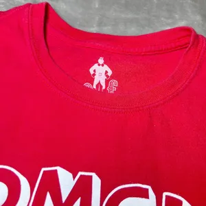 Elf‎ The Movie OMG Santa I Know Him T Shirt Womens Small Red Christmas Party thumbnail 5