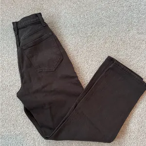 Abercrombie & Fitch 90 straight ultra high rise brown thumbnail 1